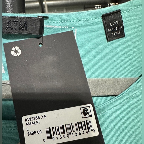 ATM | Gathered stretch-Pima cotton jersey midi dress - Picture 5 of 5